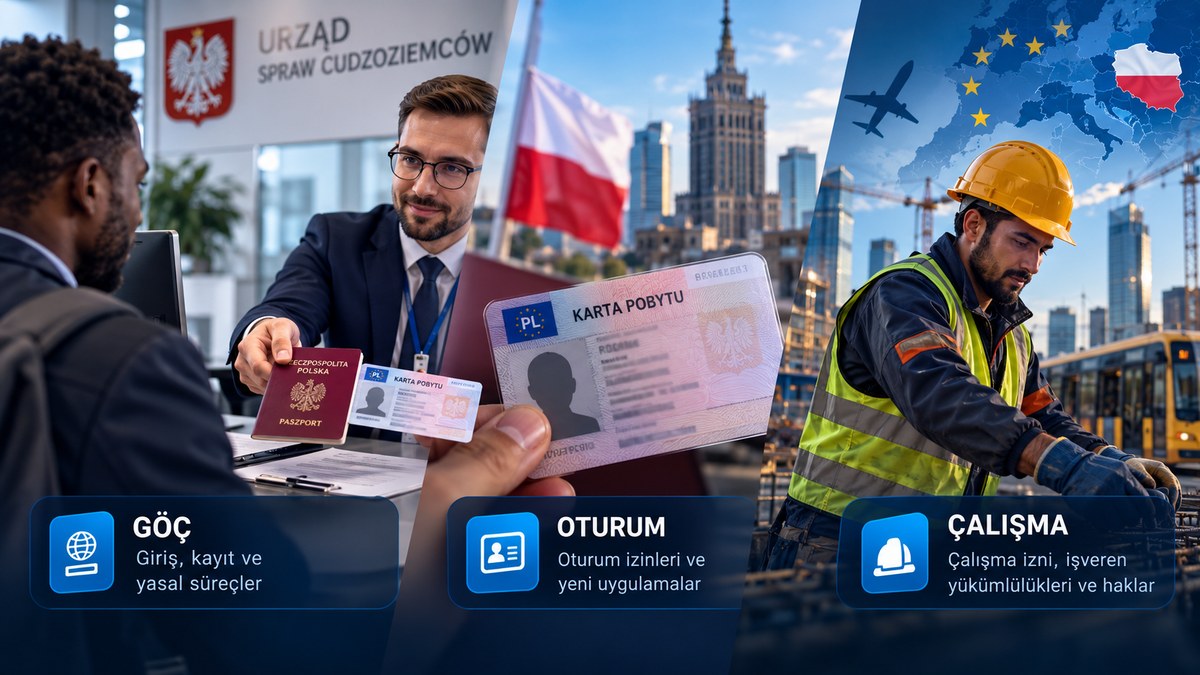 Göç, oturum ve çalışma